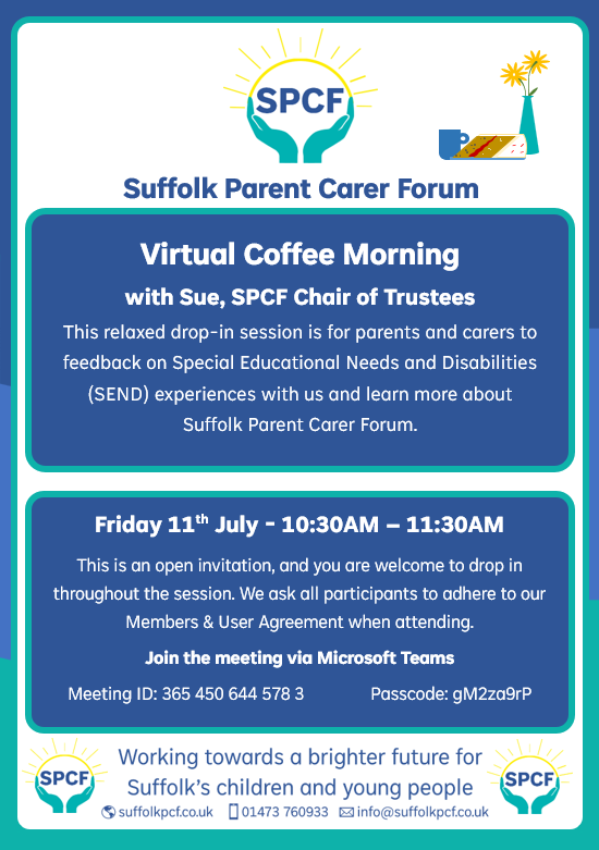 Virtual Coffee Morning 11-07-25 Poster